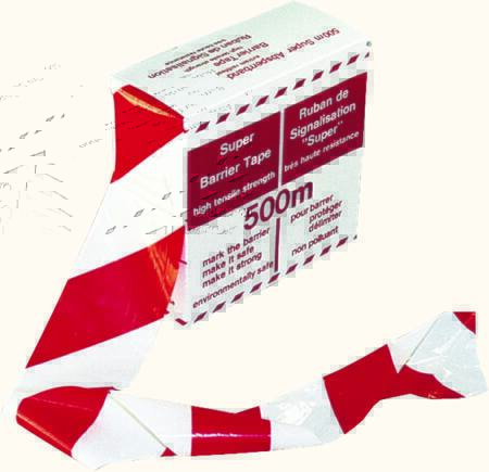 Sydvesta Afspærringsbånd Rød/Hvid 500M