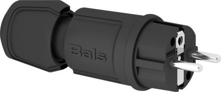 Bals Slagfast Stikprop 16A 250V Ip44 Sort