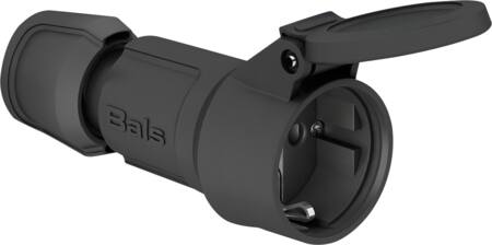 Bals Slagfast Forlængerled 16A 250V Ip54 Sort