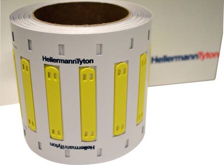 Hellermanntyton Ladder Style Tiptags Gul 1000 Stk