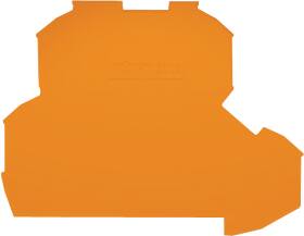 Wago 2-Etage Ende-/Mellemplade Orang