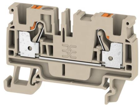 Weidmüller Gennemgangsklemme A2C 4 Beige