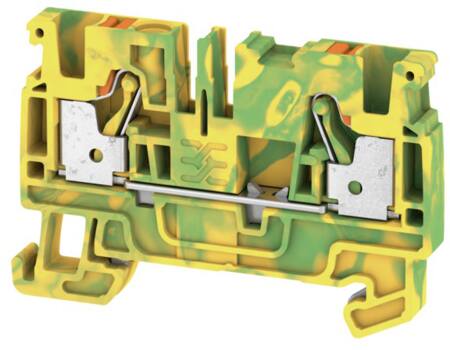 Weidmüller Jordklemme A2C 4 Pe Grøn / Gul