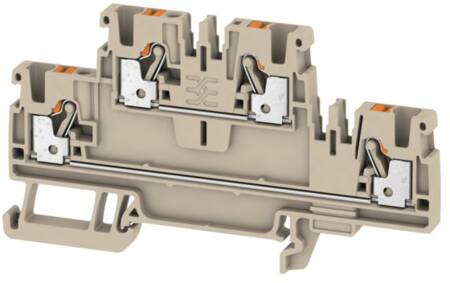Weidmüller Gennemgangsklemme A2T 2.5 Beige