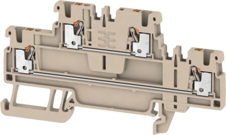 Weidmüller Gennemgangsklemme A2T 1.5 Beige