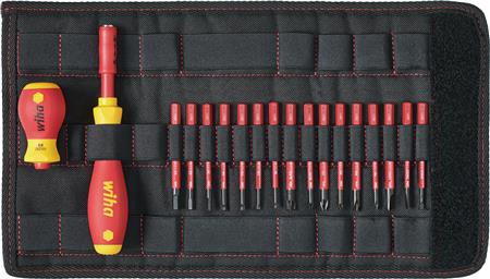Wiha Skruetrækkersæt Slimvario 18 Dele 1000V