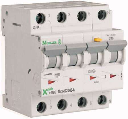 Eaton Kombiafbr. 16A 30Ma B 4P 4M