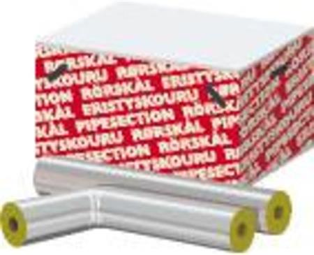Rockwool Univ.Rørskål 15X30Mm M/Alutape