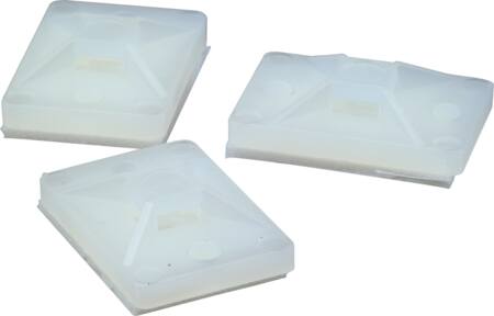 Hellermanntyton Holder Hvid 20X14Mm Lkcr/Sa - 100 Stk.