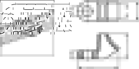 Hellermanntyton Holder Sort 27X12 Lkm - 100 Stk.