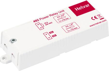 Helvar Digidim492 Relæ, 1X16A 230Vac