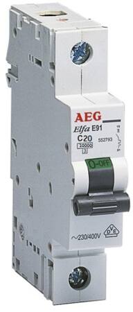 Aeg Automatsikring C20A 1P 10Ka 1M