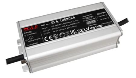 Solar Light Led Driver Cv 24V, 100W, Ip67
