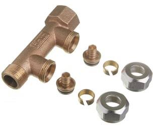 Roth Roth Rødgods Fordelerrør 2X15Mm Pex Oml.