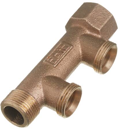 Roth Roth Rødgods Fordelerrør 2 X ¾" Konus