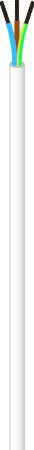 Nkt Ledning 3G0,75 Pklj Hvid S100 - 100 Meter
