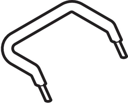 Lauritz Knudsen Sløjfeledning Blå 2P 4 Qmm