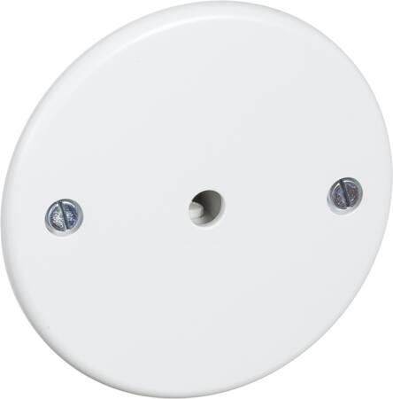 Lauritz Knudsen Udløbsdæksel Vnu Med Aflastning Hvid