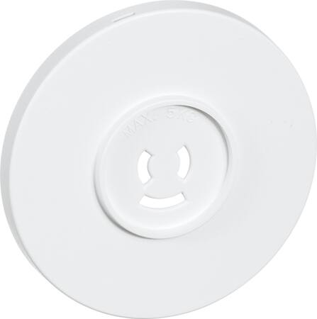 Lauritz Knudsen Afdækning Ø80 F/Lampestikk.Hvid