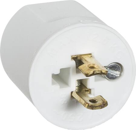 Lauritz Knudsen Lampestikprop 2Led Hvid