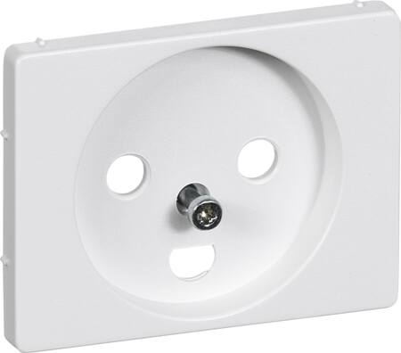 Lauritz Knudsen Opus66 Afdækn Stikk 2P M/J Hv