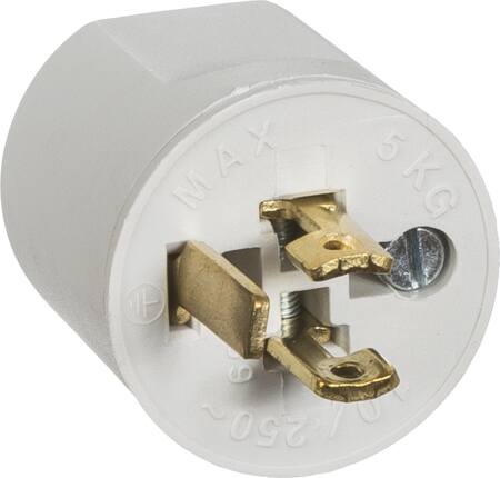 Lauritz Knudsen Lampestikprop 2L+J Lgrå