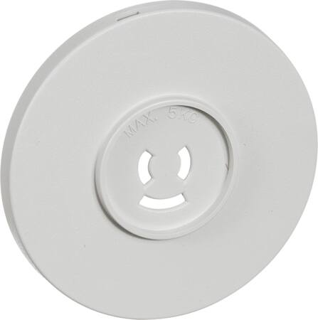 Lauritz Knudsen Afdækning Ø80 F/Lampestikk.Lgrå