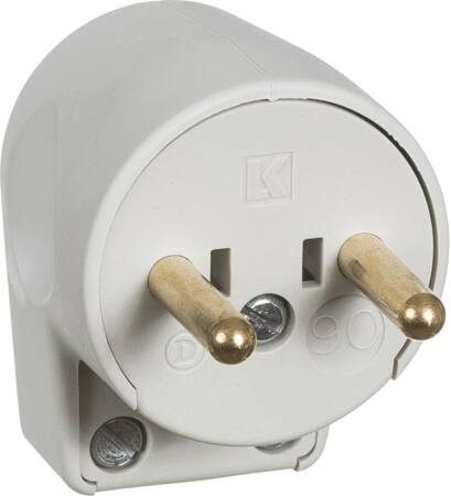 Lauritz Knudsen Stikprop Rund U/J Vink 090 Lgrå