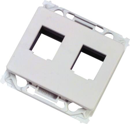 Lauritz Knudsen Udtag 2Xrj45 Keyst Opus Lige Hv