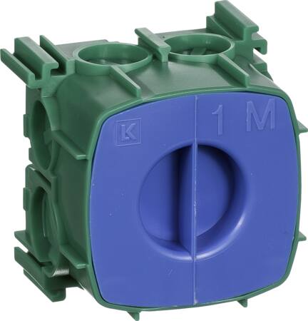 Lauritz Knudsen Opus66/74 Dåse Grøn 1M Indmuring