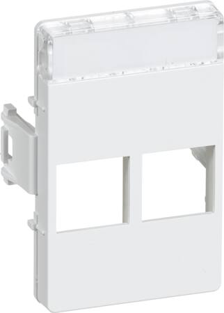 Lauritz Knudsen Udtag Lk 2Xrj45 T5 Clicline Hvid
