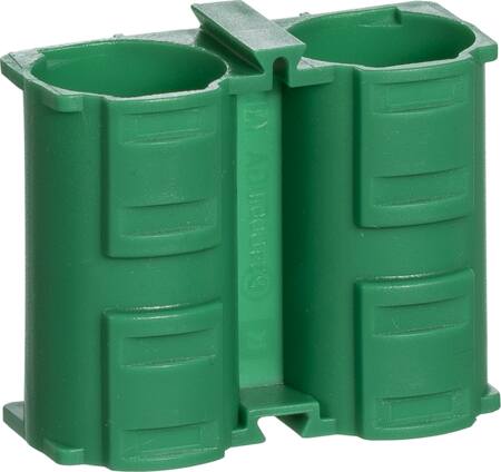 Lauritz Knudsen Fuga Dåse Grøn Dobb. Tud 2X20Mm