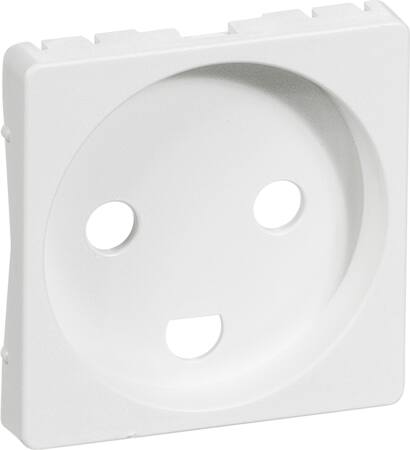 Lauritz Knudsen Fuga Afdækn 1M Stik M/J Hv