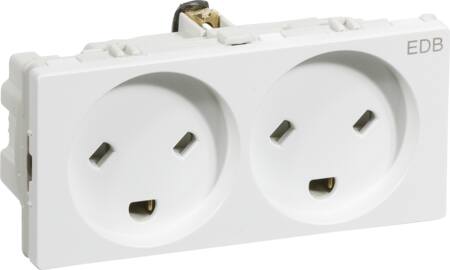 Lauritz Knudsen Fuga Stikk Edb 2M 2P+J Hv