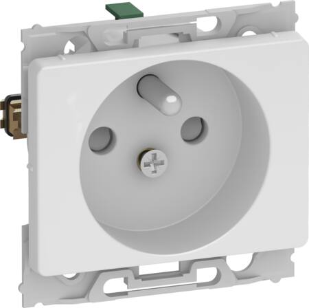 Lauritz Knudsen Opus66 Stikkontakt Med Pindjord 1M Hv