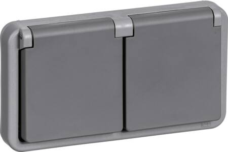 Lauritz Knudsen Opus74 Stikk Dob Vand 2P+J Mørkgr