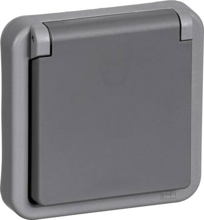 Lauritz Knudsen Opus74 Stikk 2P+J Mørkgr