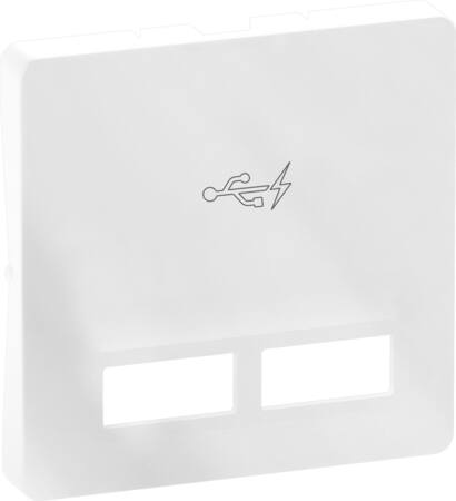 Lauritz Knudsen Fuga Afdæk F 1M 2X Usb Lader Hv