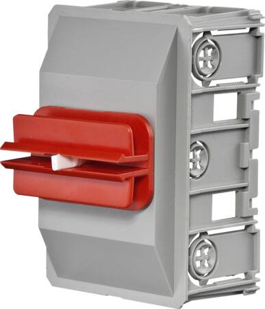 Hager Kanaldåse F/Stikkontakt Fb Rød - 10 Stk.