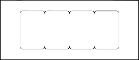 Hager Lågudsnit 4Se F/Br130 Ph