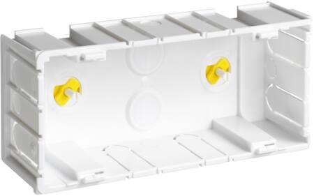 Hager Opusdåse Trippel M/Gul Fod S03 Br