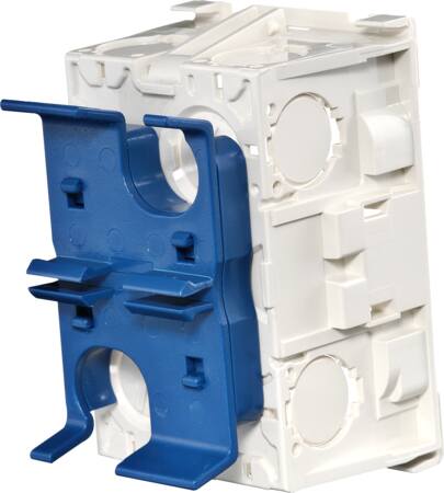 Hager Kanaldåse Enk.Clic. Sc1/Brn Blå