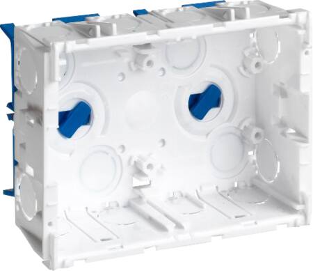 Hager Kanaldåse Dob.Clic. Sc2 Brn Blå