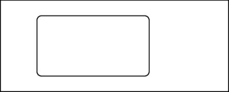 Hager Lågudsnit 2 Moduler Perlehvid 250Mm.