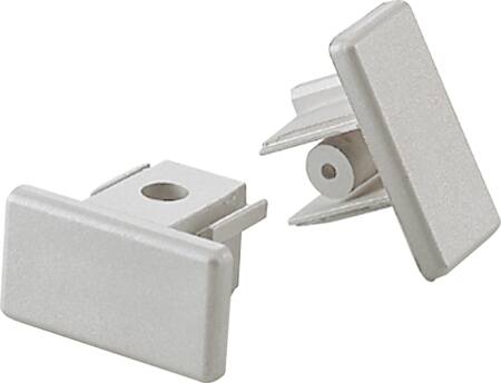 Solar Light Square 1F 230V Endestykke Hvid