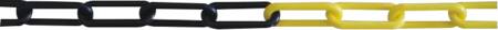 Sydvesta Afspær.Kæde Gul/Sort (25 Mtr)