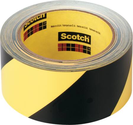 3M Afmærkningstape Sort/Gul 50Mm