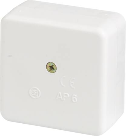 Abb Forgreningsdåse Hvid M/Kl Ap6