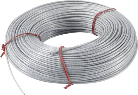 Denwire Wire 3Mm M/Pvc Kappe I Ring - 110 Meter