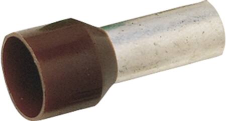 Nelco Terminalrør Brun 10,0/12 - 100 Stk.